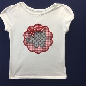 Girls Alabama Elephant T-shirt